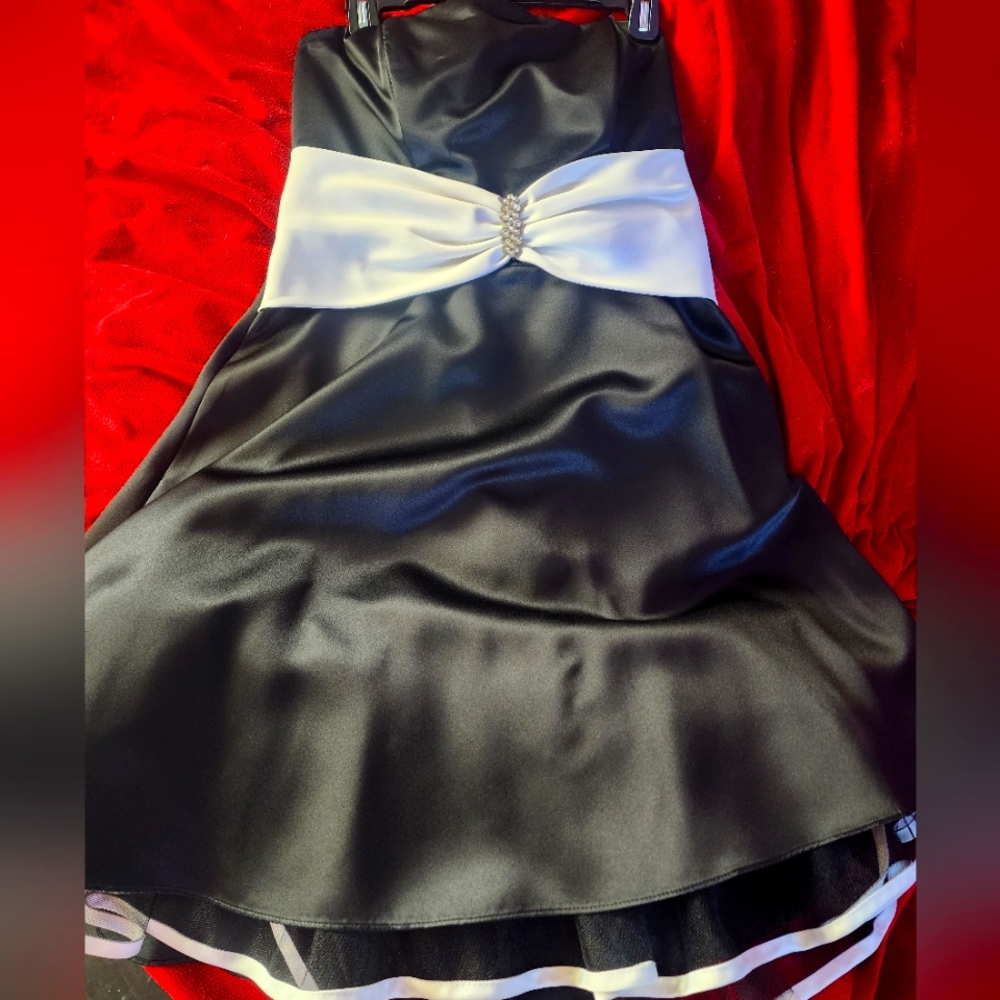 Party Dress with Tulle Skirting